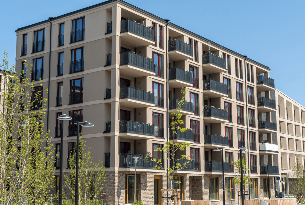 An apartment building