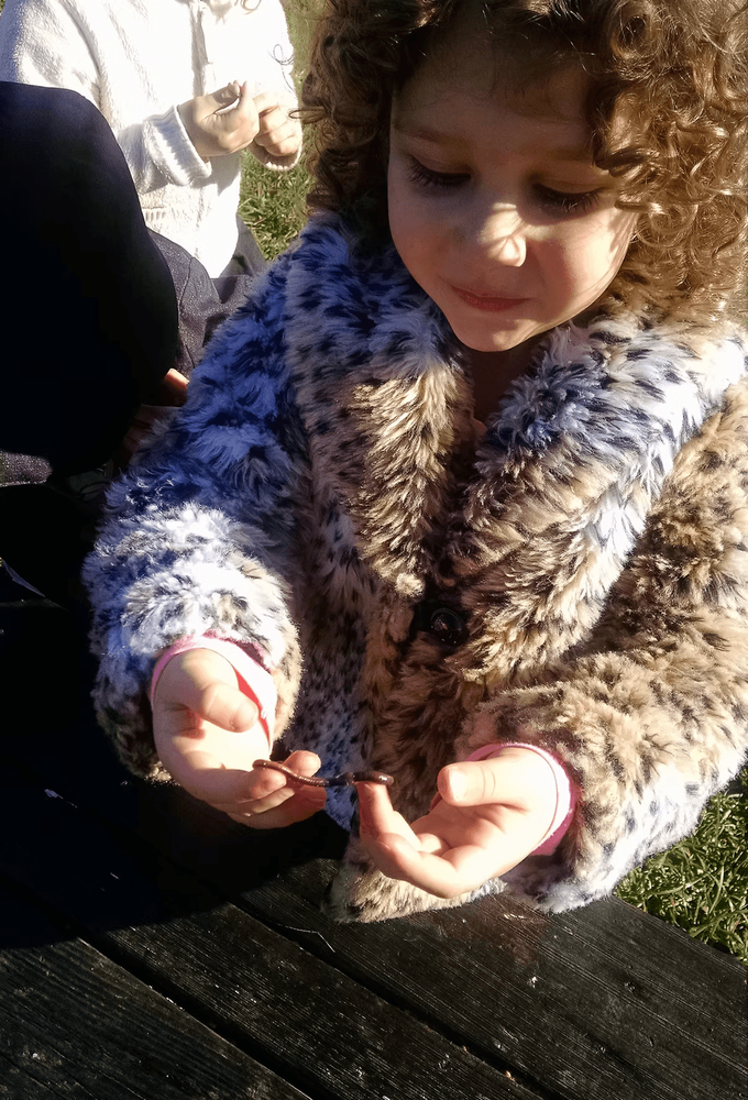 Child preparing food